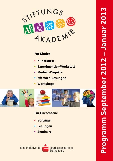 Programm September 2012 â Januar 2013 - Sparkasse Starkenburg