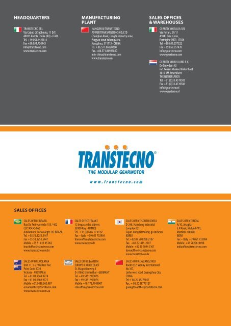 SOLAR TRACKER SYSTEMS - Transtecno