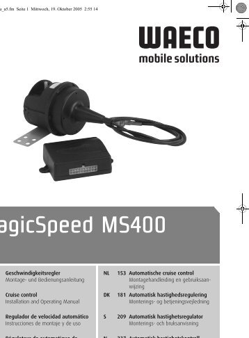 MagicSpeed MS400 - Waeco