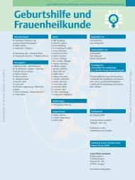 Geburtshilfe und Frauenheilkunde - Universitäts-Frauenklinik ...