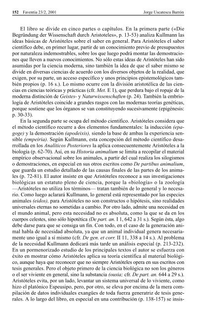 Wolfgang Kullman Aristoteles und die moderne Wissenschaft