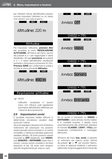 Manuale Galileo SOL - Scubapro