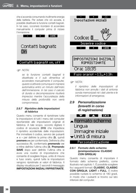 Manuale Galileo SOL - Scubapro