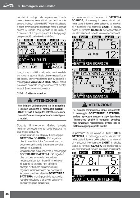 Manuale Galileo SOL - Scubapro