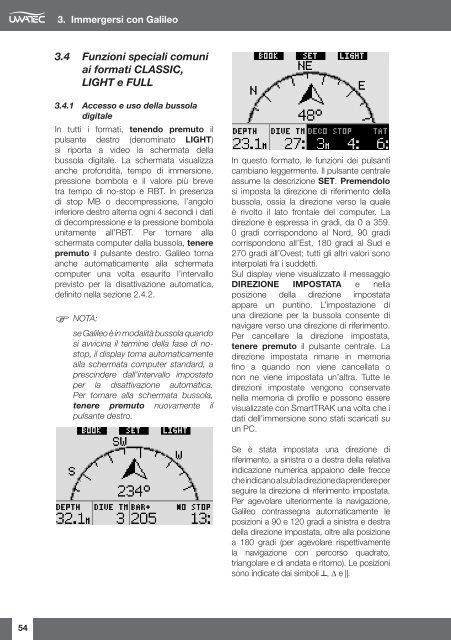 Manuale Galileo SOL - Scubapro