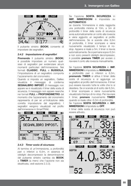 Manuale Galileo SOL - Scubapro