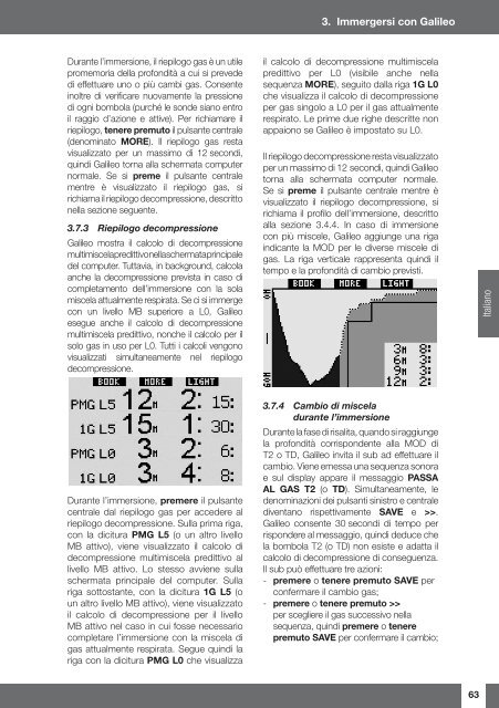 Manuale Galileo SOL - Scubapro