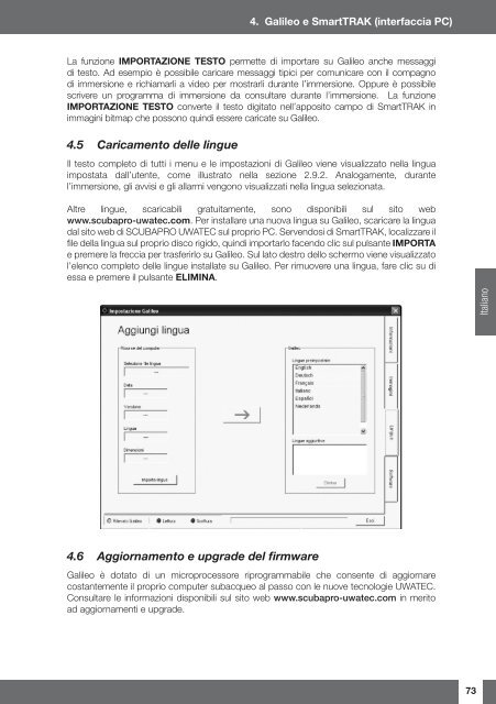 Manuale Galileo SOL - Scubapro