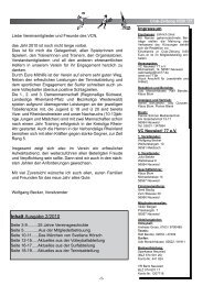 VCN 77 Clubzeitung Ausgabe Frühjahr 2011 - VC Neuwied ´77