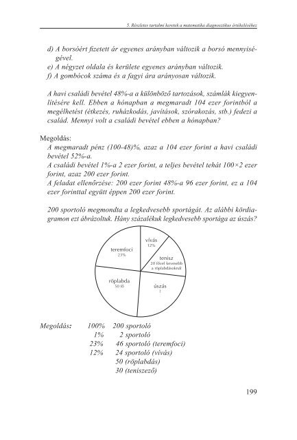 Tartalmi keretek a matematika diagnosztikus Ã©rtÃ©kelÃ©sÃ©hez