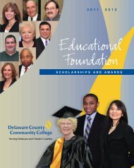 scholarshipsandawards - Delaware County Community College