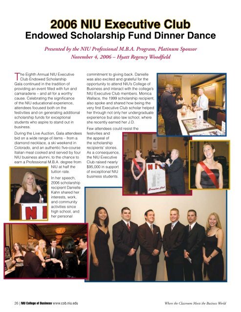 Spring 2007 Issue - NIU College of Business - Northern Illinois ...