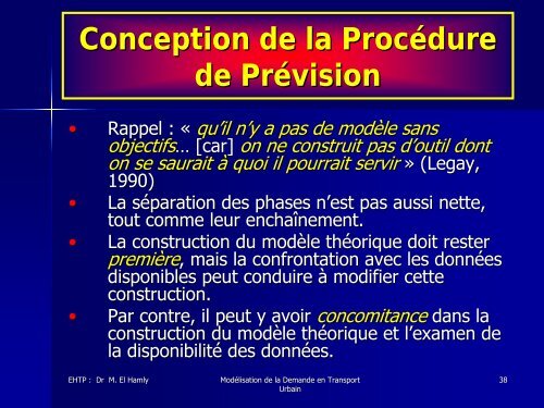 ModÃ©lisation de la Demande en Transport Urbain ... - Euromedina