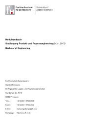 Modulhandbuch Studiengang Produkt- und Prozessengineering ...