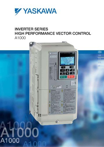 Inverter Series A1000 - BERRIOLA S. Coop.