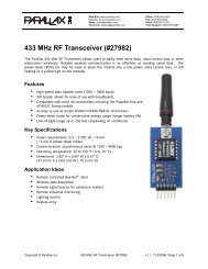 433 MHz RF Transceiver (#27982) - Wulfden.org