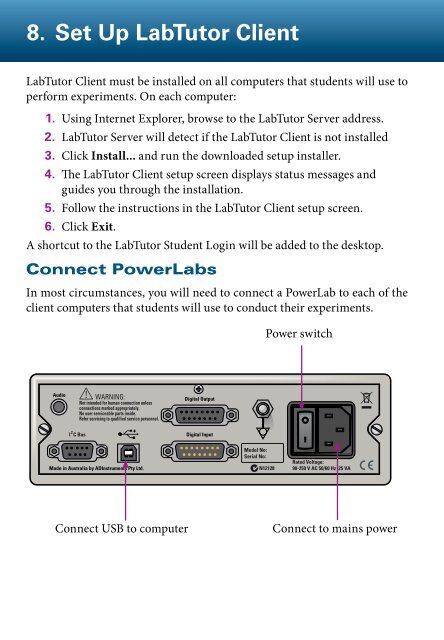 Getting Started with LabTutor Teaching Suite - ADInstruments