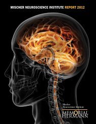 Quality and Outcome Data 2012 - Mischer Neuroscience Institute