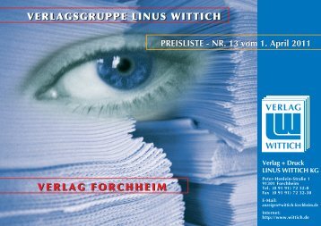 PREISLISTE - Wittich Verlage KG