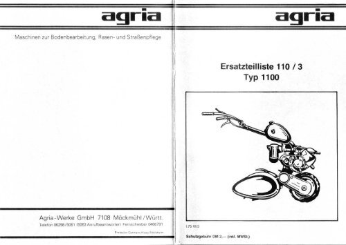 Agria 1100