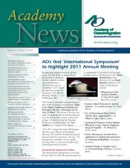 International Symposium - Academy of Osseointegration