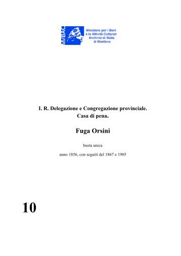 Archivio della casa di pena