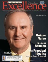 Leadership Excellence article - Global Competitiveness Forum