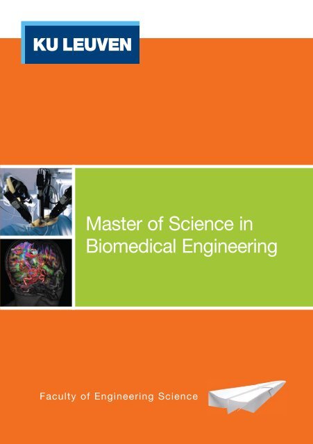 Master of Science in Biomedical Engineering - KU Leuven