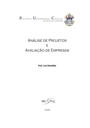 Prof. Luiz BrandÃ£o - IAG - A Escola de NegÃ³cios da PUC-Rio