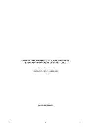 CIADT du 14 septembre 2004 - Les pÃ´les de CompÃ©titivitÃ©