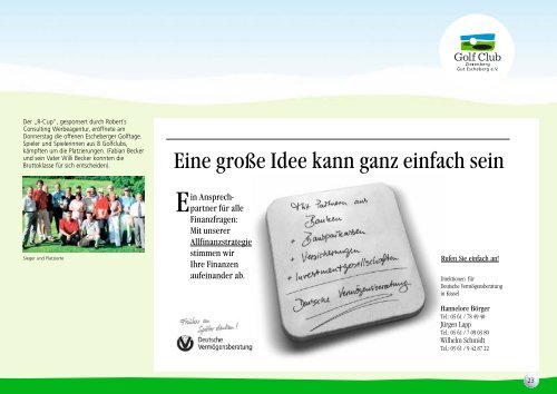 Gut sortiert! [Der Effekt des kleinen Unterschieds!] - Golfclub ...