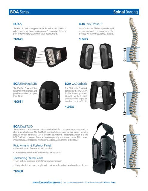 Info Sheet - Townsend Design