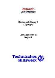 Logistik - THW Ortsverband Eschweiler