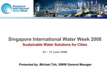 Singapore International Water Week 2008