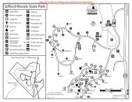 Gifford Woods State Park Interactive Campground Map & Guide (pdf)