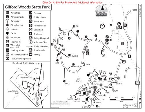 Gifford Woods State Park Interactive Campground Map & Guide (pdf)