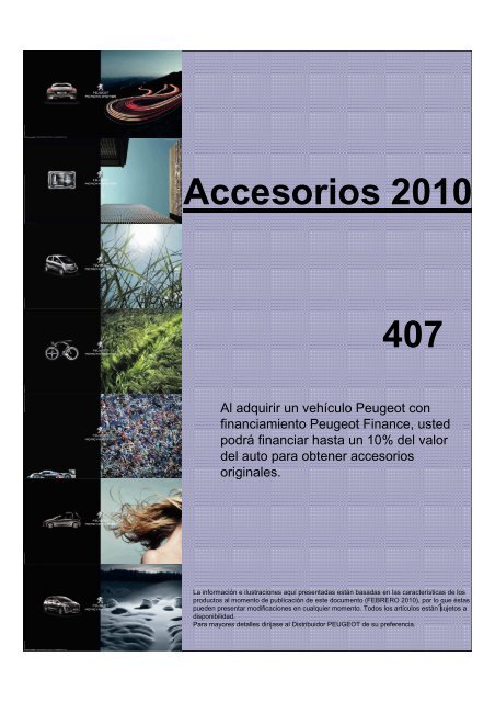 Catalogo Accesorios 2010 407 Web - Peugeot MÃ©xico