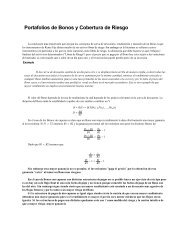 Portafolios de Bonos y Cobertura de Riesgo - ITAM