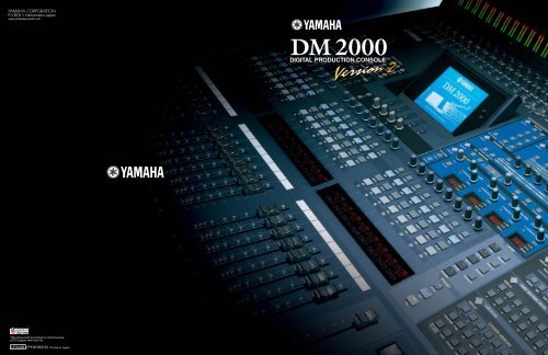 DM2000V2 Brochure 3.38MB - Yamaha Commercial Audio Systems ...