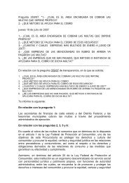 Pregunta 359/07. - INFOMEX Gobierno Federal