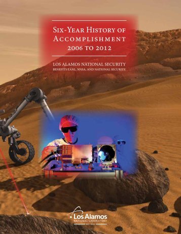 Six-Year History of Accomplishment 2006 to 2012 - Los Alamos ...