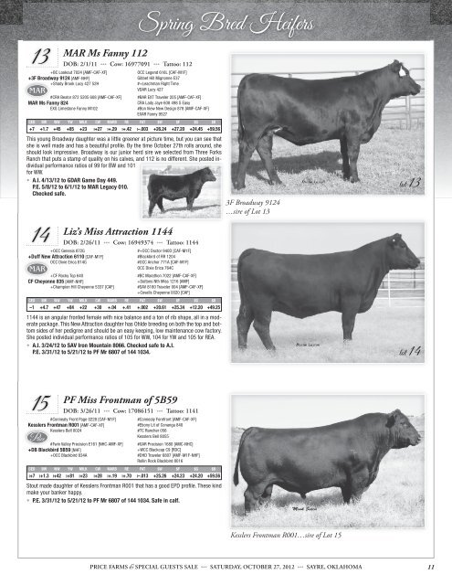 95 Registered Angus Lots…175 Head plus Embryos - A Cross Ranch