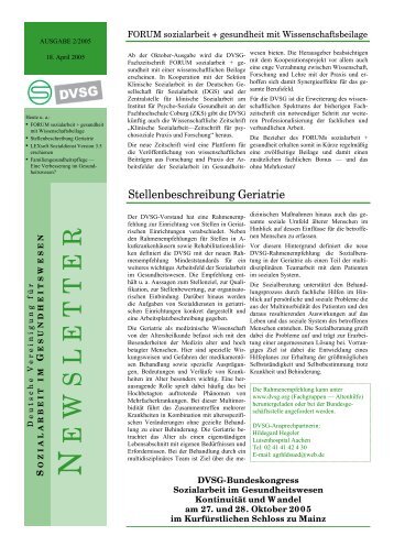 Newsletter 2-2005 - DVSG