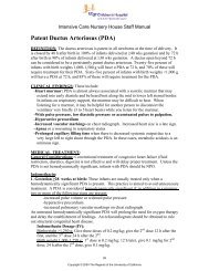 Patent Ductus Arteriosus (PDA) - UCSF Benioff Children's Hospital