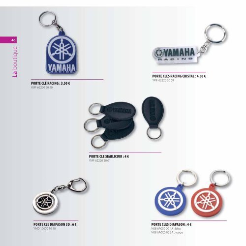 Catalogue accessoires yamaha