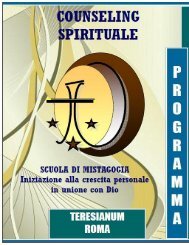 Counseling Spirituale - Teresianum