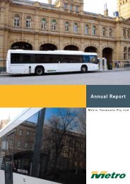 Annual Report for 2006/07 - Metro Tasmania