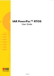 IAR PowerPac RTOS User Guide