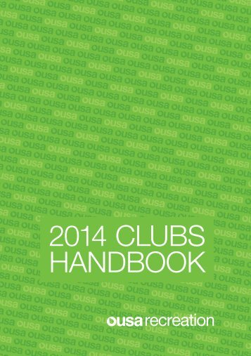 Download the Club Handbook - OUSA