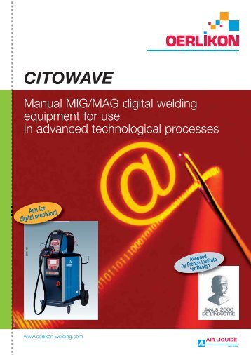 CITOWAVE - Oerlikon, the expert for industrial welding